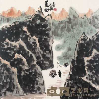 吴学斌 晨曲 镜心 50×50cm